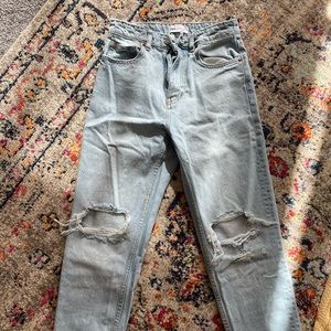 Zara ripped jeans